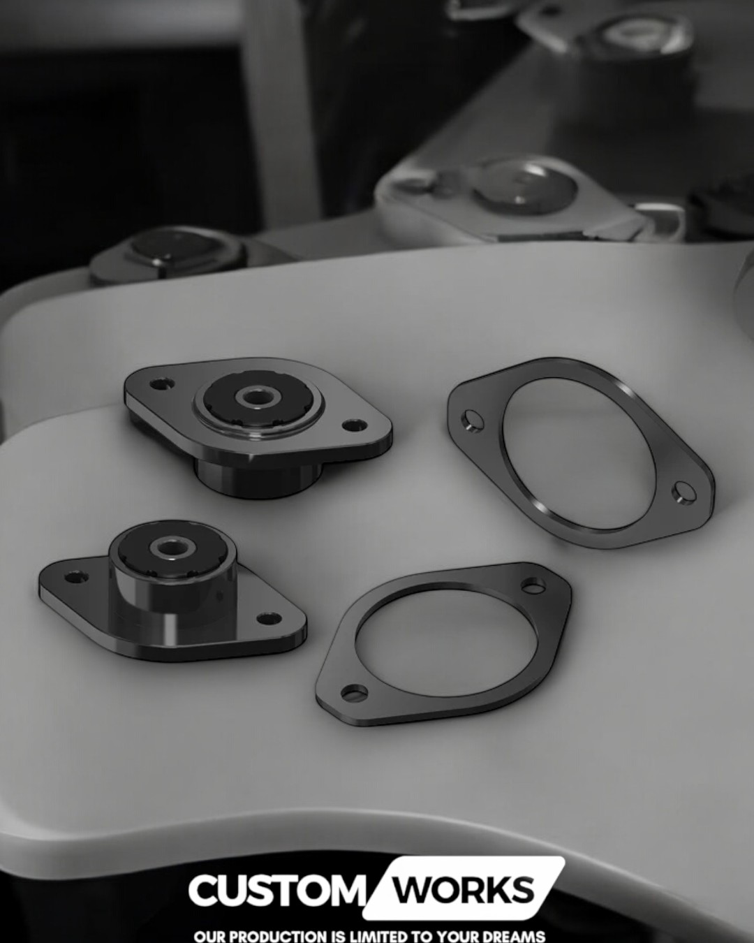 BMW E30 E36 E46 Z3 Z4 İÇİN KOMPLE ARKA ÜST POLİÜRETAN AMORTİSÖR TAKOZ SETİ